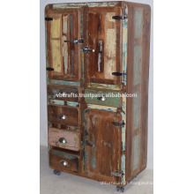 Style de réfrigérateur recouvert de bois ancien de Drwaer Cabinet